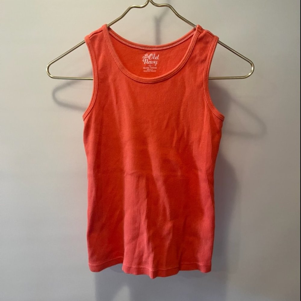 Old Navy Coral Colored Tank Size L